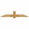 Ekena Millwork Eugene Rough Sawn Timber Gable Bracket, Western Red Cedar, 72"W x 15"H x 2"D x 6"F, 5/12 Pitch GBW072X15X0206EUG00RWR - alternate 1